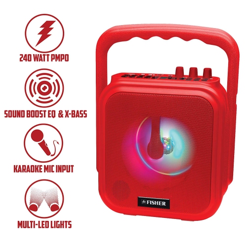 fisher go beats portable wireless speaker