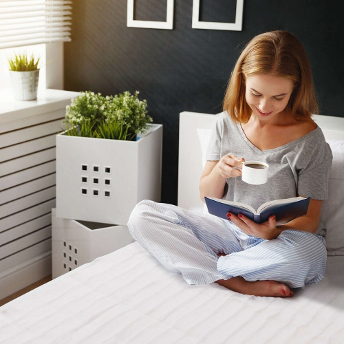 Minuterie 10 h à 8 températures sécuritaire pour les coussins de matelas chauffants électriques de Costway