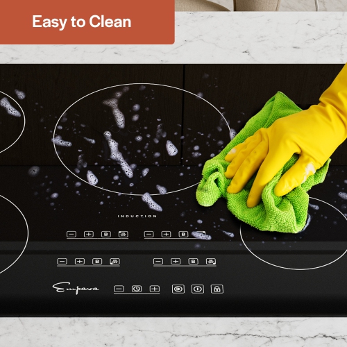 Empava 30" 4-Burner Electric Induction Cooktop - Black