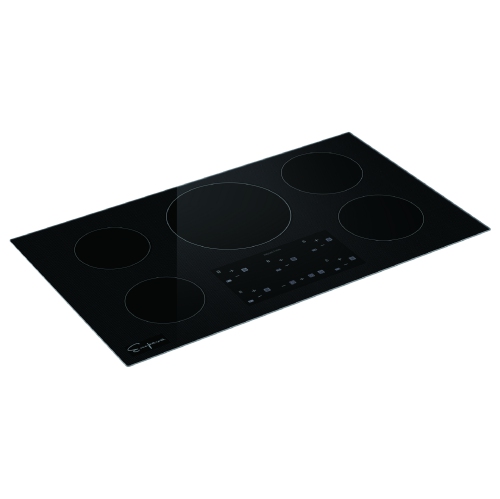 Empava 36" 5-Burner Electric Induction Cooktop - Black