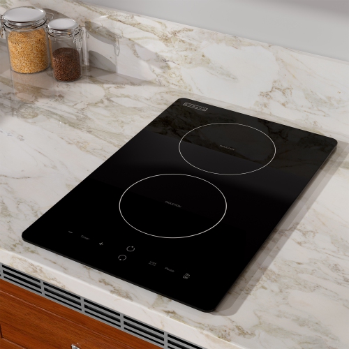 Empava 12" 2-Burner Electric Induction Cooktop 120V - Black