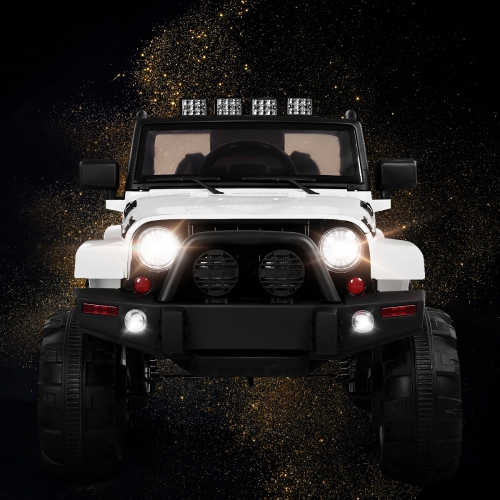 Costway 12V Kids Ride On Truck Car w/Bluetooth Remote Control MP3 Music LED Lights