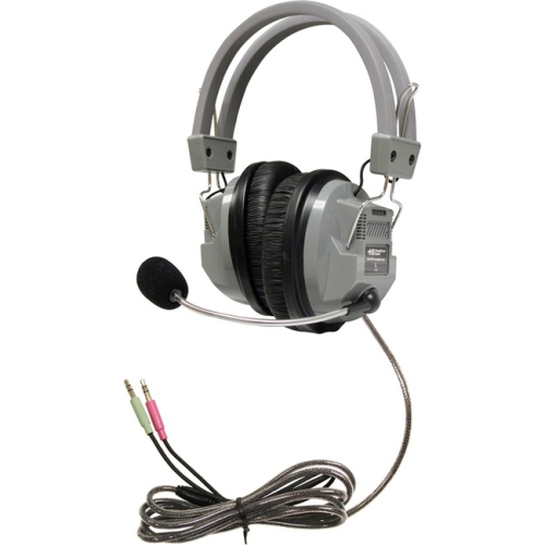HamiltonBuhl Headset Over Ear Deluxe w/Mic TRRS Plug 2 Jack