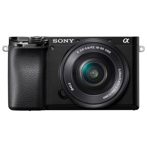 Appareil photo vlogueur sans miroir Alpha a6100 de Sony avec objectif 16-50 mm
