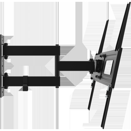 26-55 Inch Full Motion TV Wall Mount Hold up to 77LBS and Extension Max 420MM, TV Bracket with Articulating Arms Swivels Tilts and Max VESA 400x400mm