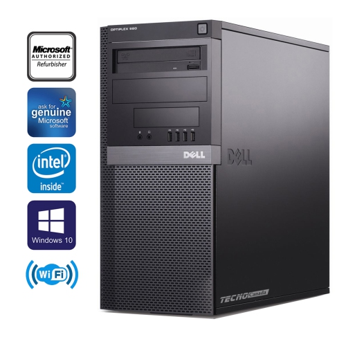 Refurbished - Dell Optiplex 980 Tower Computer Core i7 870 8GB 256GB SSD+2TB HDD Windows10 Professional&nbsp;
