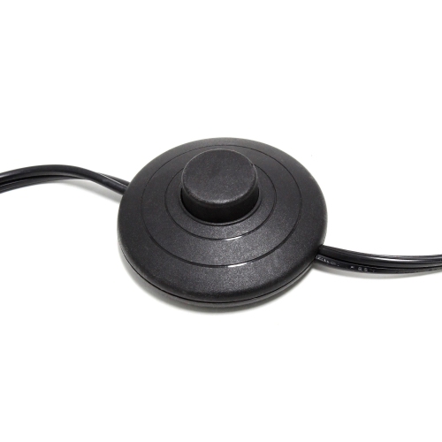 Arched Brushed Nickel Floor Lamp, White Shade