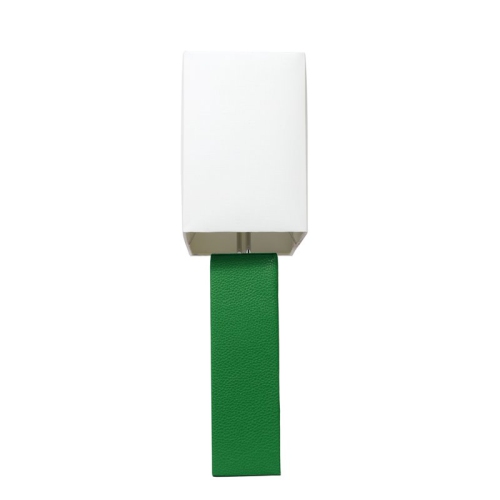 Modern Green Leather Table Lamp