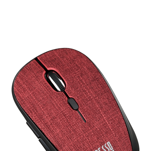 Adesso Technology Wireless Optical Mouse - Red