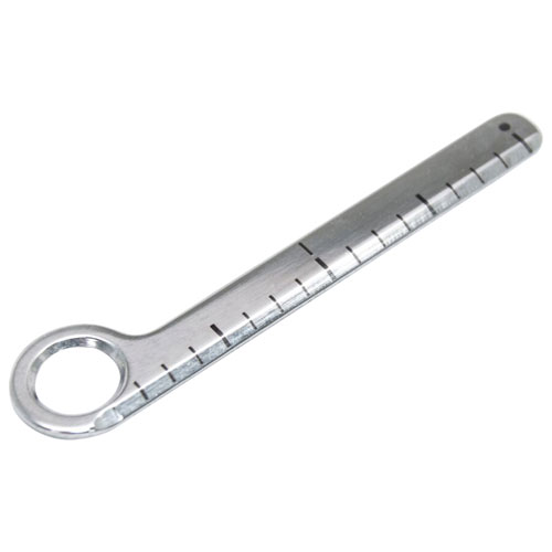 KeySmart Nano Compact Ruler - Stainless Steel
