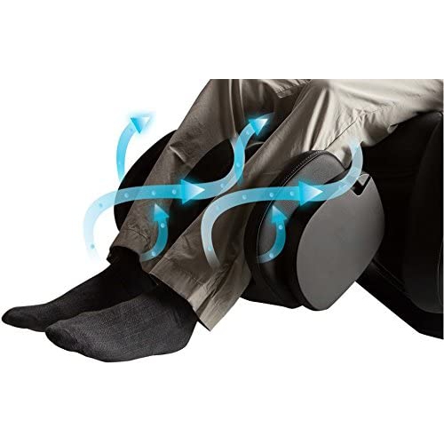 Human Touch WholeBody 5.1" Swivel & Recline Full Body Massage Chair - Mid-Size - Black