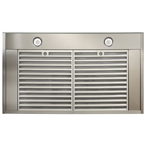 Hotte murale de 36 po de Best - Acier inoxydable avec verre