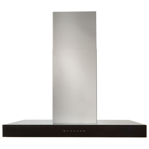 Best 36" Island Mount Range Hood - Stainless Steel with Glass