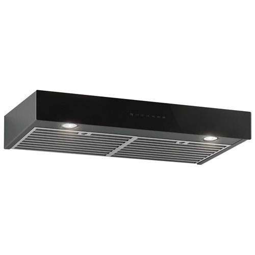 Best 30" Under Cabinet Range Hood - Black Stainless with Glass
