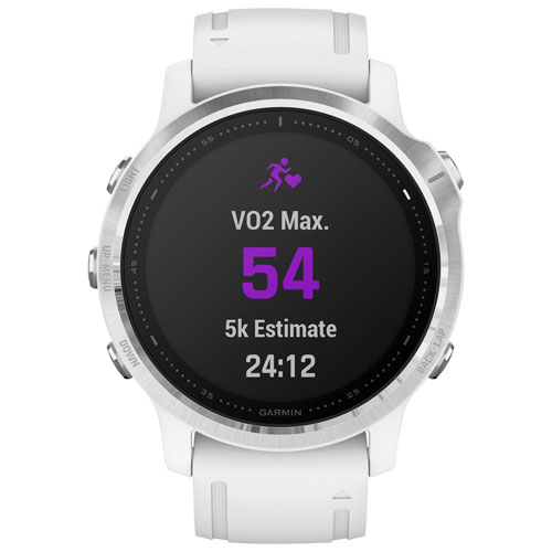 Garmin fenix 6S 42mm Multisport GPS Watch with Heart Rate Monitor - White