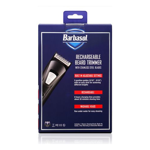 Barbasol 1300 Series Rechargeable Beard Trimmer – CBT13002