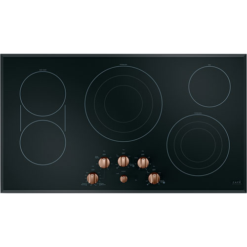 Café 5-Piece Electric Cooktop Knob Set - Brushed Copper
