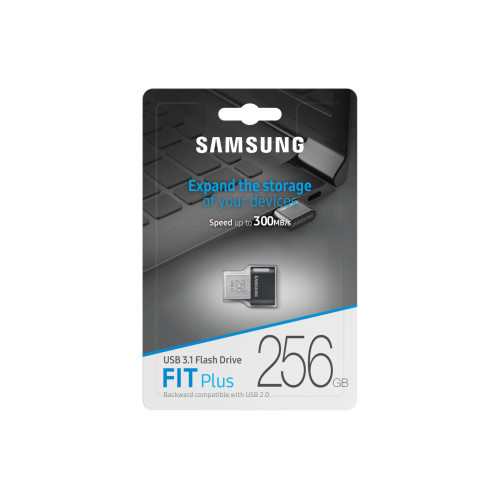 Samsung FIT Plus 256GB USB 3.1 Flash Drive up to 400MB/s