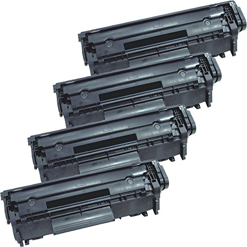 4 Inkfirst Compatible Toner Cartridges Replacement for Canon 104 FX9 FX10 0263B001AA FAXPHONE L100 L120 L90 imageCLASS