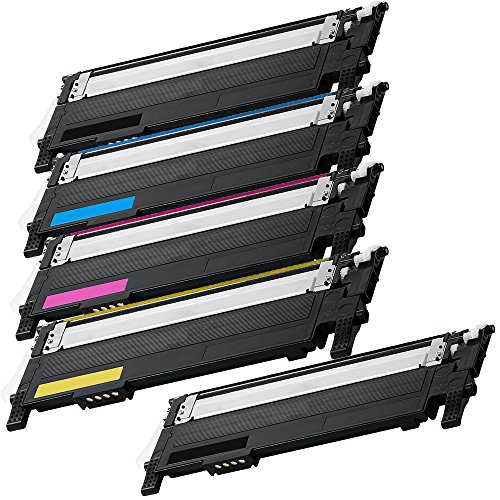 5 Inkfirst® Toner Cartridges CLT-K406S, CLT-C406S, CLT-M406S, CLT-Y406S,Black, Cyan, Magenta, Yellow Compatible