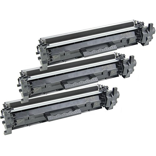 3 Inkfirst Compatible Toner Cartridges Replacement for HP CF217A 17A [with CHIP] Laserjet Pro MFP M130fw M130nw M102a