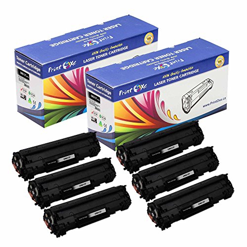PrintOxe™ Compatible 6 Toner Cartridges Replacement for Canon CRG 137 Universal CRG137 / 337 / 737