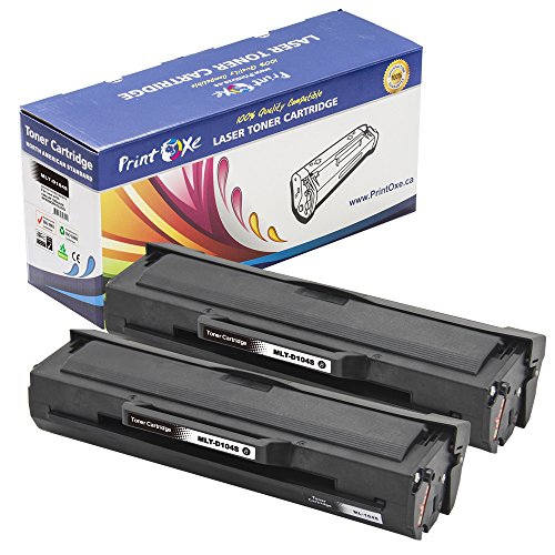 PrintOxe™ Compatible 2 Laser Toners for MLT D104 Black D104S / ML1660 for Samsung Printer Models: ML-1660 ,