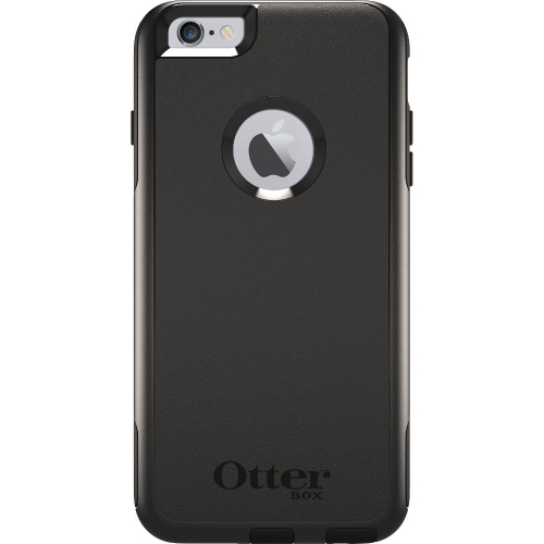 OtterBox COMMUTER iPhone 6 Plus/6s Plus Case - Retail Packaging - BLACK (Discontinued by Manufacturer)