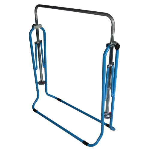 X Factor Kids Jungle Gym Gymnastics Monkey Bar Adjustable Horizontal Kip Bar Playground Blue