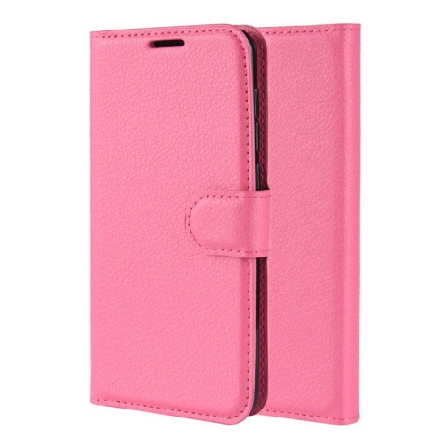 PANDACO Fuchsia Leather Wallet Case for iPhone 11 Pro Max