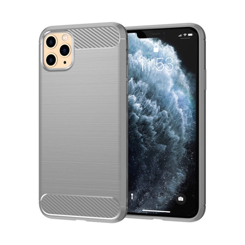 PANDACO Grey Brushed Metal Case for iPhone 11 Pro Max