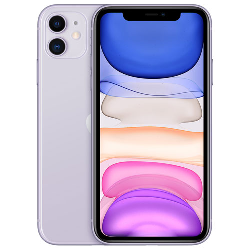 Fido Apple iPhone 11 64GB - Purple - Monthly Financing