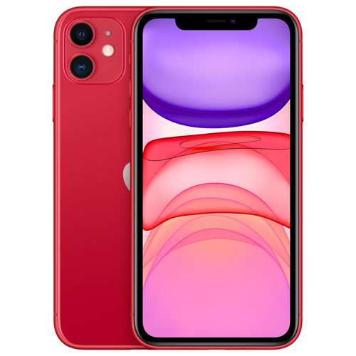 Fido Apple iPhone 11 64GB -RED - Monthly Financing