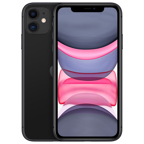 Fido Apple iPhone 11 64GB - Black - Monthly Financing