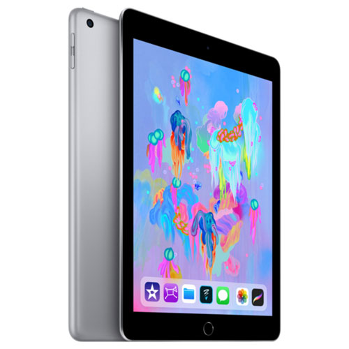 Rogers Apple iPad 9.7" 32GB with Wi-Fi & 4G LTE - Space Grey (6th Generation) - Monthly Financing