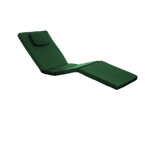 All Things Cedar Outoor Green Chaise Lounge Cushion