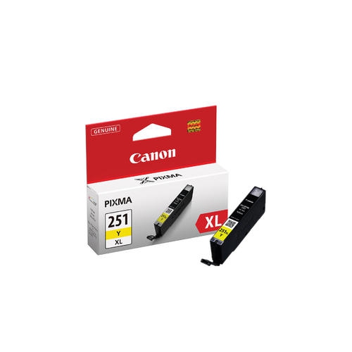 Canon CLI-251XLY 6451B001 Original Yellow Ink Cartridge