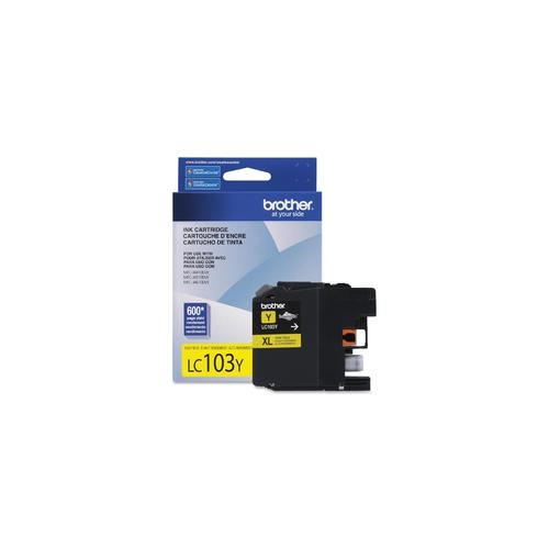 BROTHER  Lc103Ys Original Ink Cartridge In Yellow best ink cartridge on the market