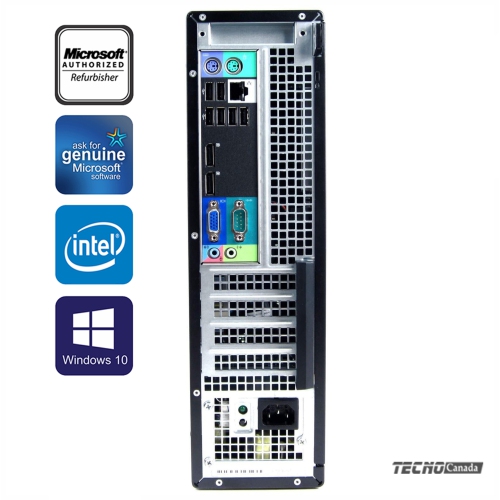 Refurbished - Dell OptiPlex 7010 Desktop Computer Intel Core i7 3770 @3.4GHz 8GB RAM 256GB SSD Win 10 Professional(2012 Model)