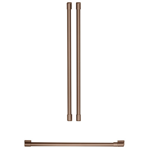 Café 3-Piece Refrigerator Handle Kit - Brushed Copper