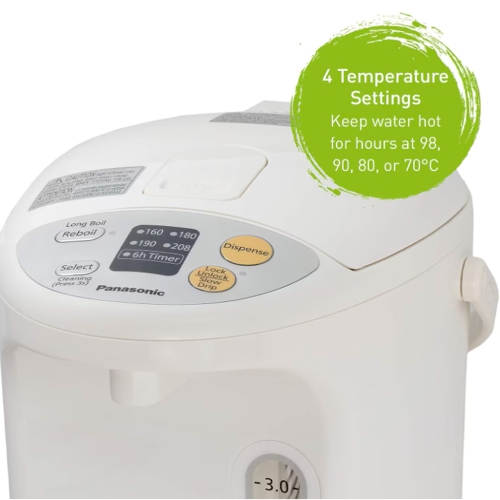 Panasonic Electric Thermo Pot Hot Water Boiler Dispenser NC-EG4000 by PANASONIC - Open Box condition - Image 3