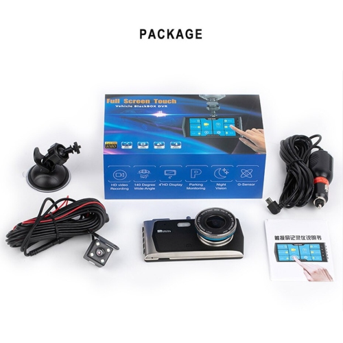 NEW 2026 2K Dash Cam 4" IPS Touch Screen Dual Lens Car Camera 1080P FHD Video Record and Backup Camera, 170 Degree Angle,G-Sensor,Parking Monitor,
