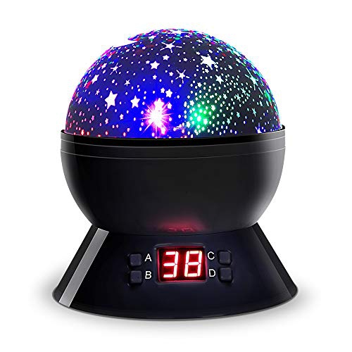 Star Sky Projector Night Lights For Kids Baby Lamp 360 Degree Rotating Cosmos Star Projector Lamp With Led Timer