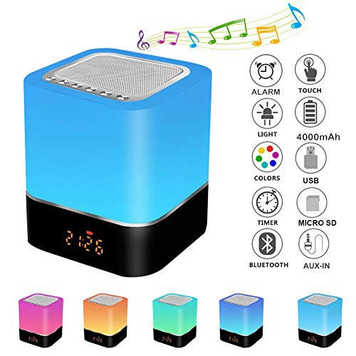color light bluetooth speaker