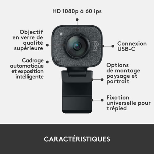 Logitech StreamCam Plus Full HD 1080p Webcam - Graphite | Best 