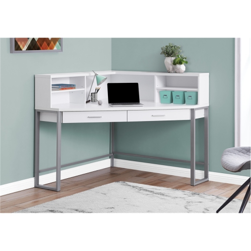 Monarch Specialties I 7510 Computer Desk 48 L White Corner