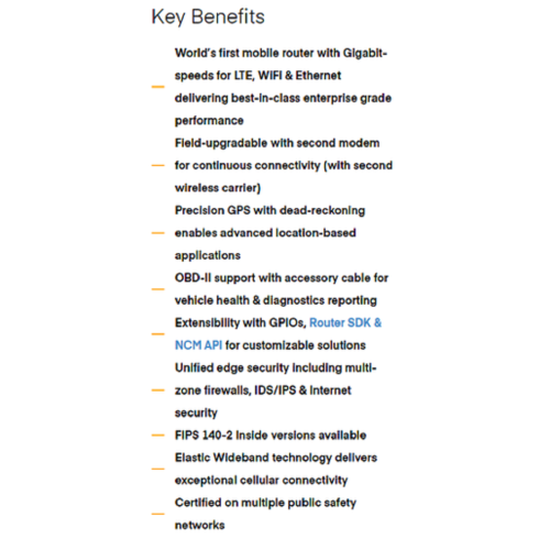 CradlePoint IBR1700-600M Router with WiFi with 3 Year Standard NetCloud Essentials