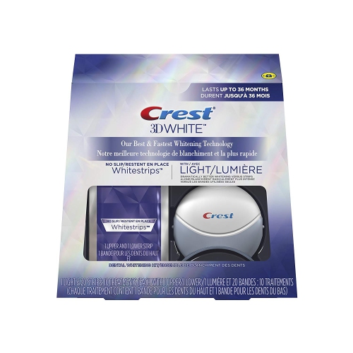 crest 3d white whitestrips with light teeth whitening kit reviews