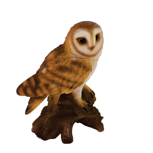 Hi-Line Gift Ltd Pet Pals-Barn Owl On Stump