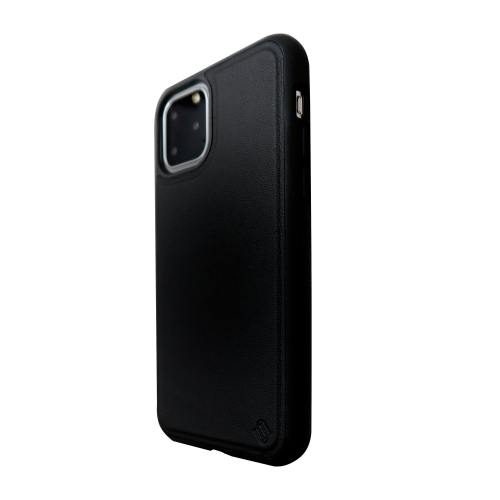 Uunique London Nutrisiti Eco Leather iPhone 11 Pro Plastic Fitted Hard Shell Case – Black